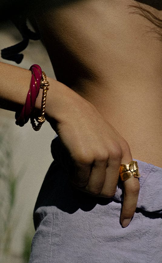 Aurélie Bidermann at Sunday in Lisboa — Parisian jewelry house known for nature-inspired designs, bangles and charms