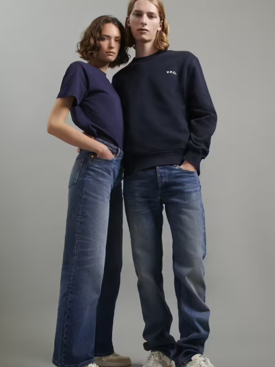 A.P.C. — minimalist Parisian label at Sunday in Lisboa: raw denim, clean lines and leather goods