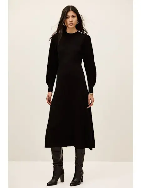 BA&SH  - JINNA Black Dress (1).webp