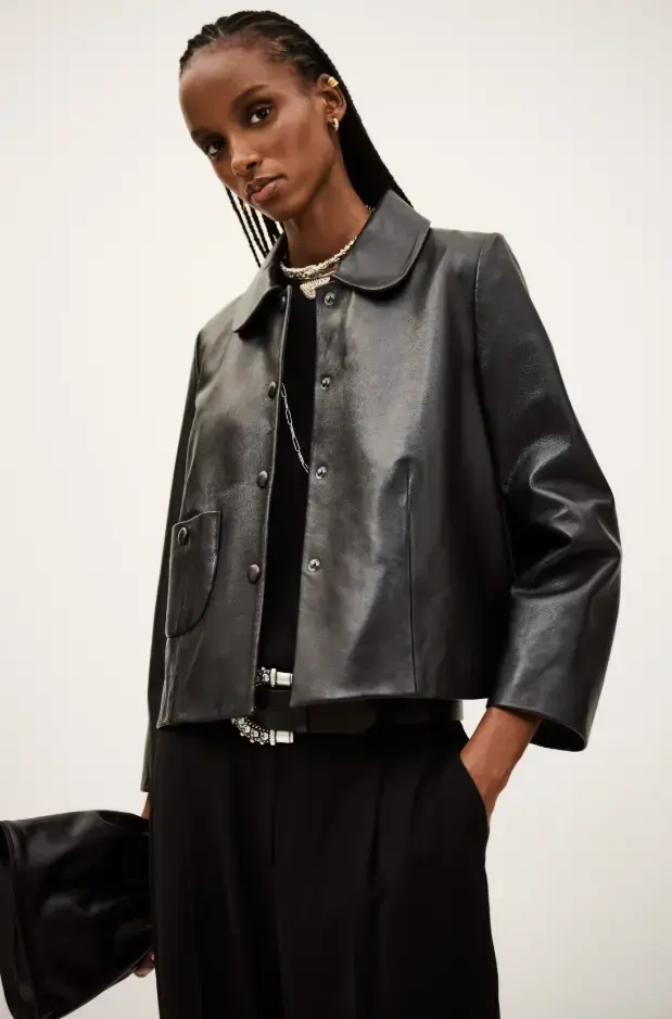 [1E24MYLO] BA&SH - MYLOS leather Jacket (1).webp