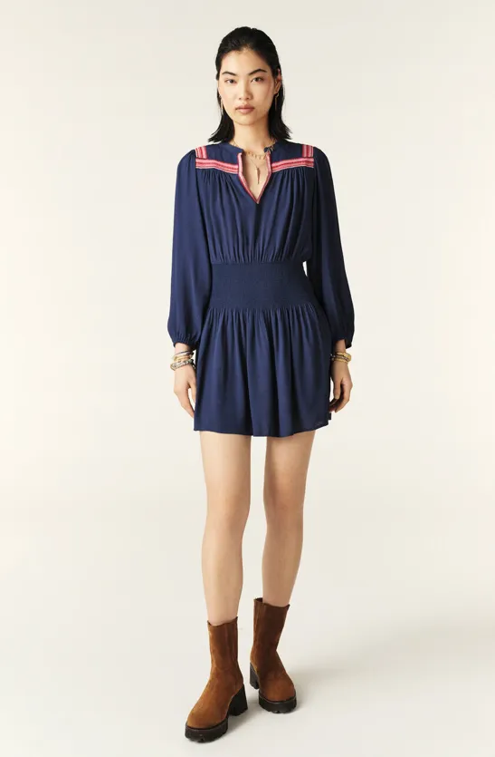 BA&SH - TALIA Short Embroidered Dress (1).webp