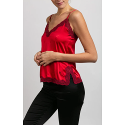 Silk Camisole, the Original, Passion - Fire