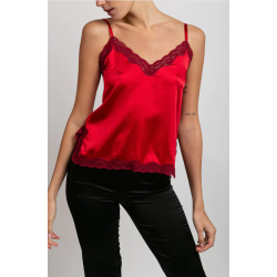 Silk Camisole, the Original, Passion - Fire