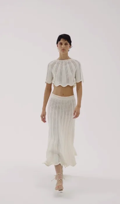 FORTE FORTE - Skirt in crocheted mercerised cotton (1).webp