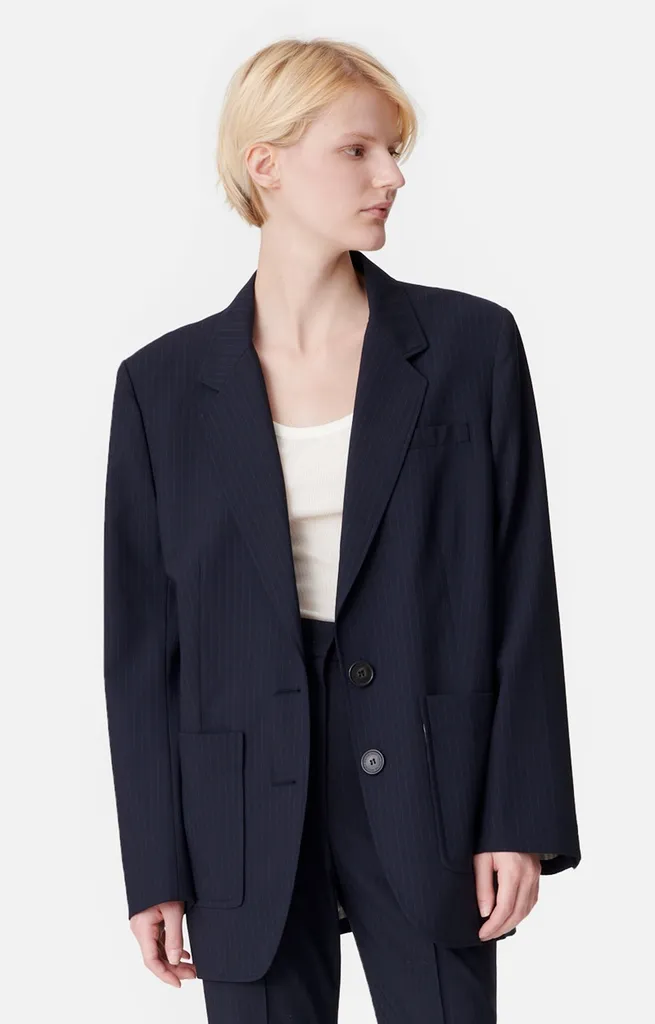 [3HVA87-V02004] VANESSA BRUNO - Bradley Jacket Navy Blue (36).webp