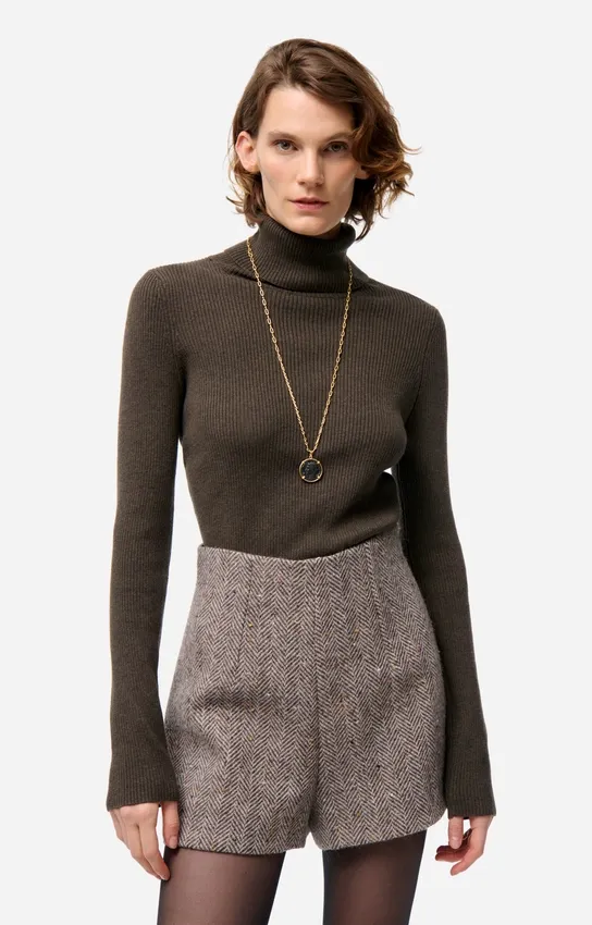 [25H 5HVA33-V05203] VANESSA BRUNO - HUCHET Shorts Virgin Wool Blend (36).webp