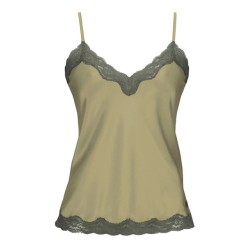 Silk Camisole, the Original, Caviar - Bronze