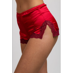 Silk Boxer Shorts - Passion Red - Fire