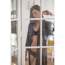 Silk Bralette Black