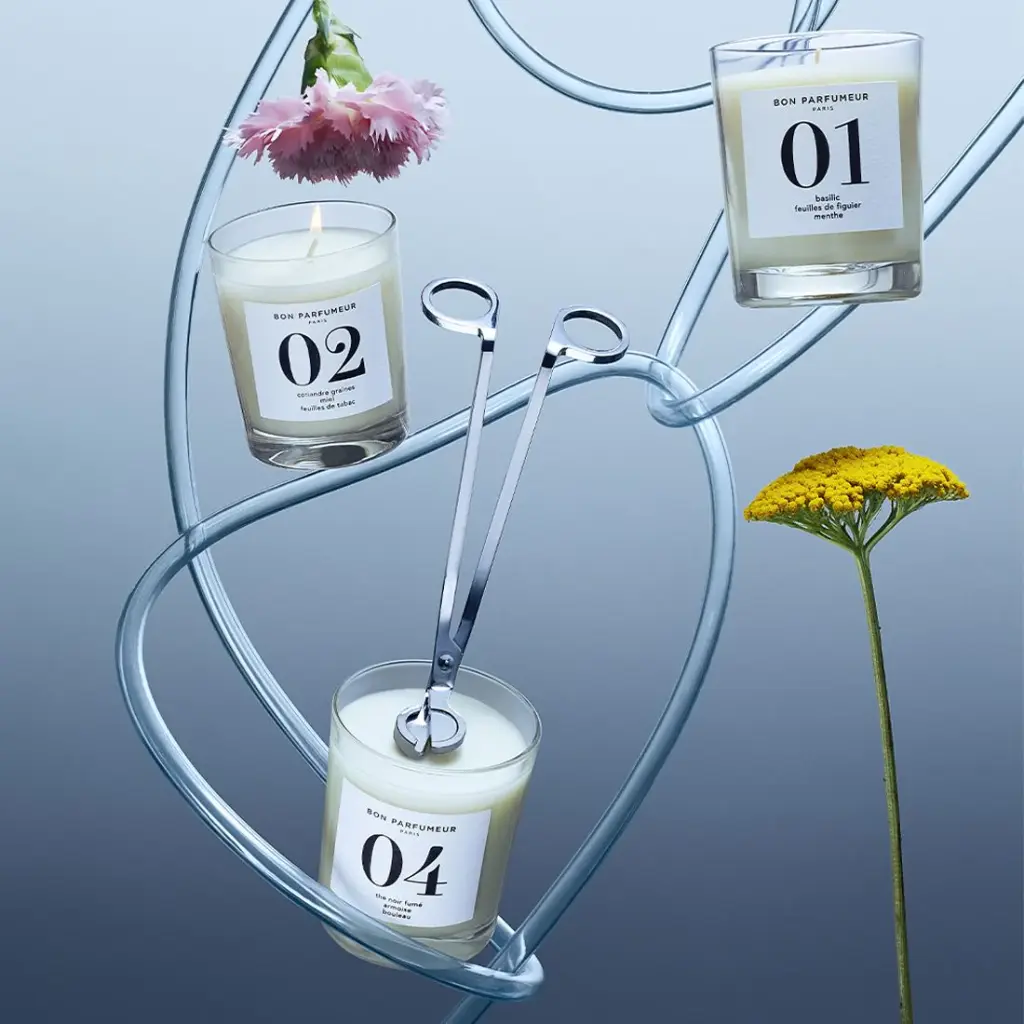 Scented Candle #02 WOODY - Coriander seeds, honey, tobacco leaves 180gr - BON PARFUMEUR