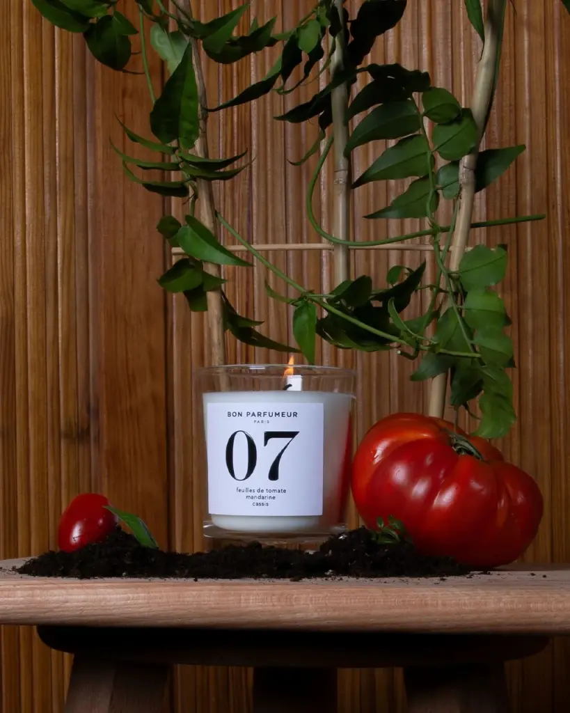 Scented Candle #04 SPECIAL - Smoked black tea, mugwort, birch 180gr - BON PARFUMEUR