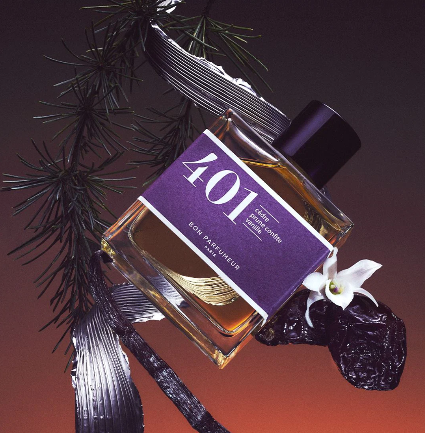 Eau de Parfum 401 "Vanilla & Musc" Cedar, candied plum, vanilla, 30ml BON PARFUMEUR