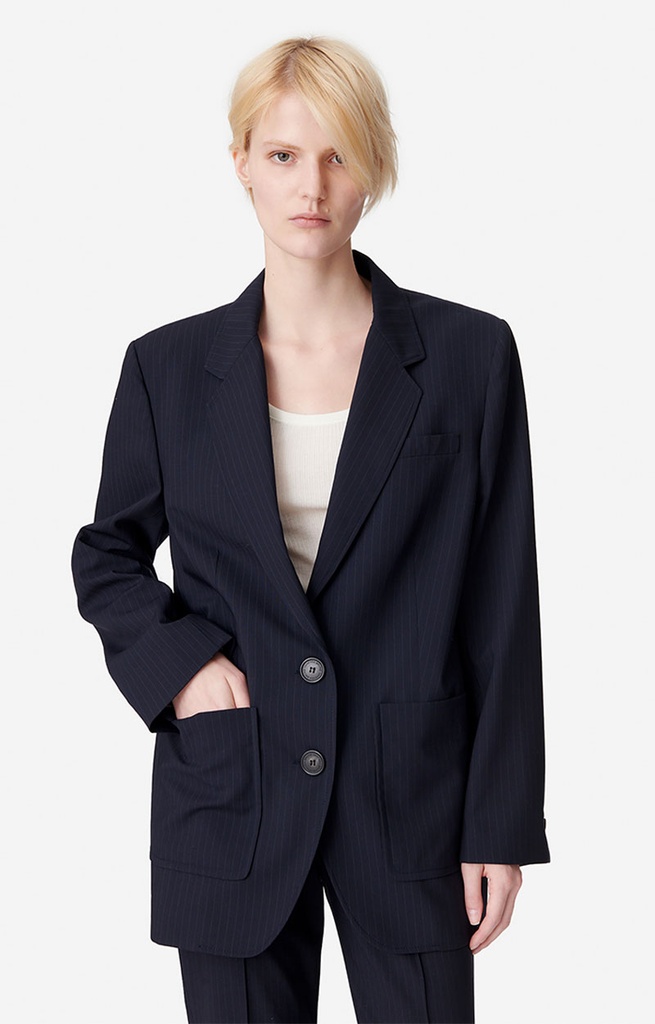 Bradley Jacket Navy Blue - VANESSA BRUNO