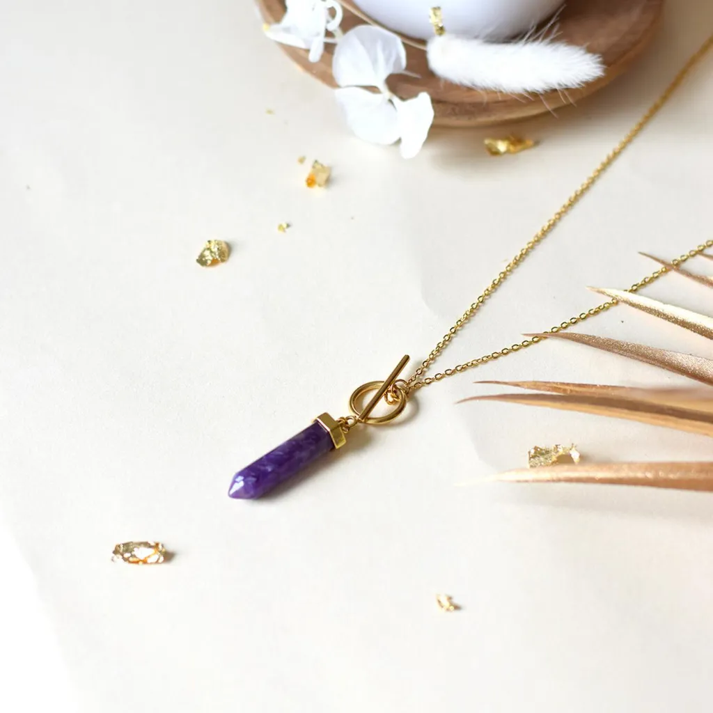 Amethyst Pendulum Necklace 3.webp