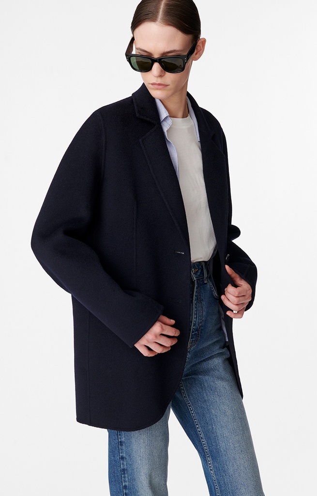 Marc Jacket Navy - VANESSA BRUNO