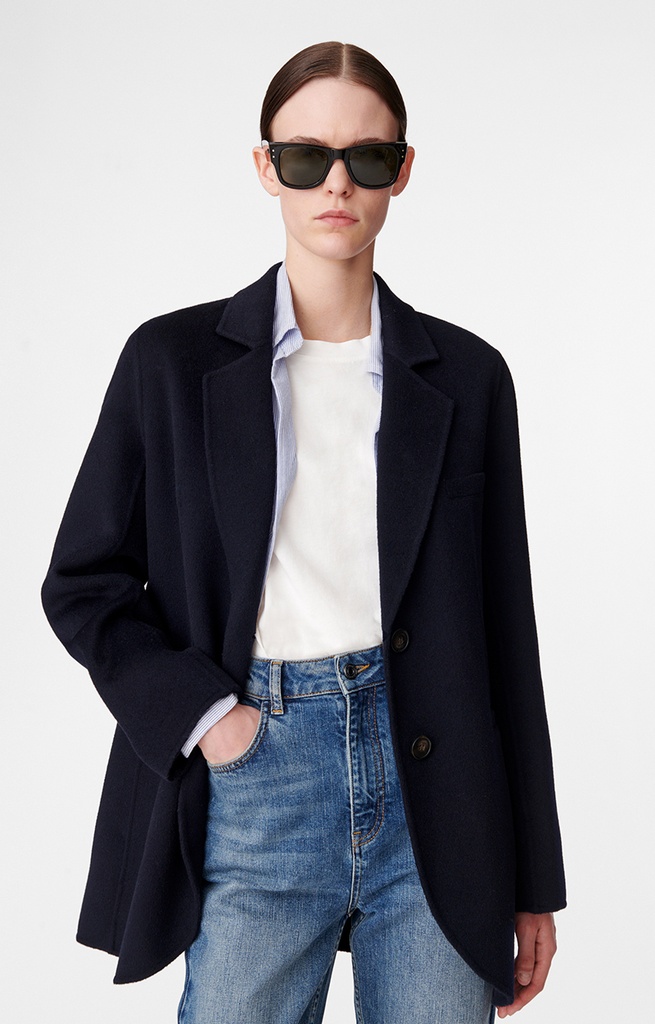 Marc Jacket Navy - VANESSA BRUNO