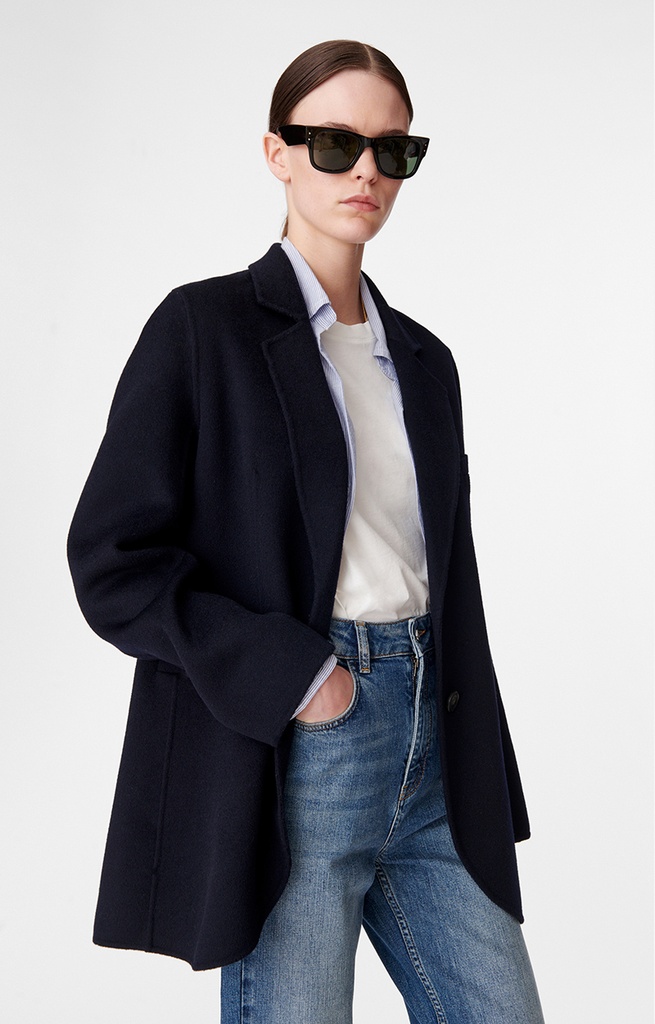 Marc Jacket Navy - VANESSA BRUNO