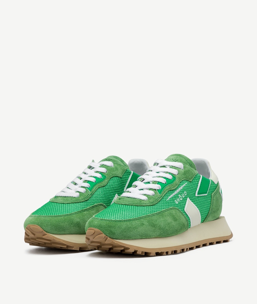 Rush One Low Woman - Mesh/Suede Green - GHOUD VENICE