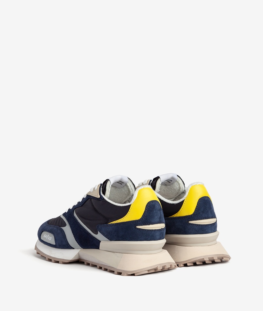 Rush Groove 2.0 Low Man - Nylon/Suede Blue/Yellow - GHOUD VENICE