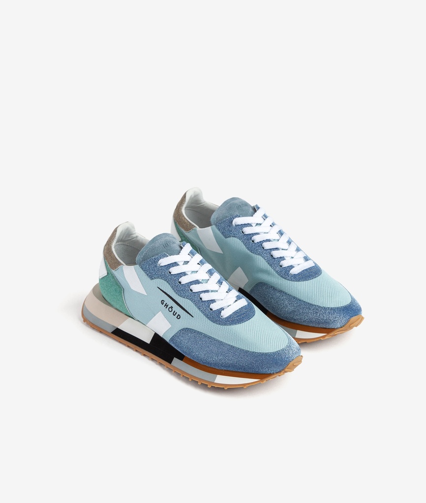 Starlight Multi Low Woman - Mesh/Glit Sky/Turquoise - GHOUD VENICE