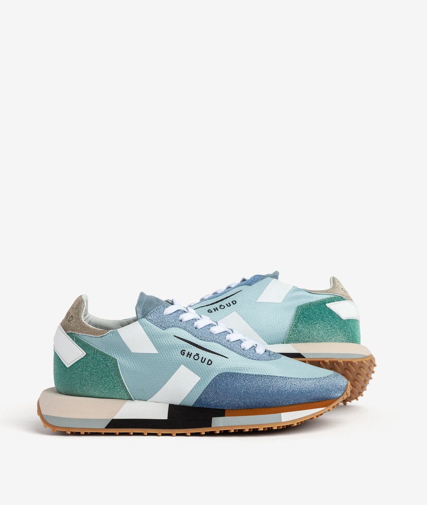 Starlight Multi Low Woman - Mesh/Glit Sky/Turquoise - GHOUD VENICE