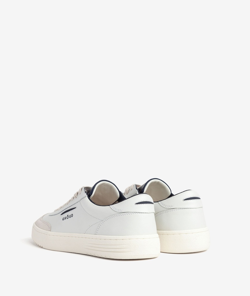 Lido Low Man - Leather/Suede White/Blue - GHOUD VENICE