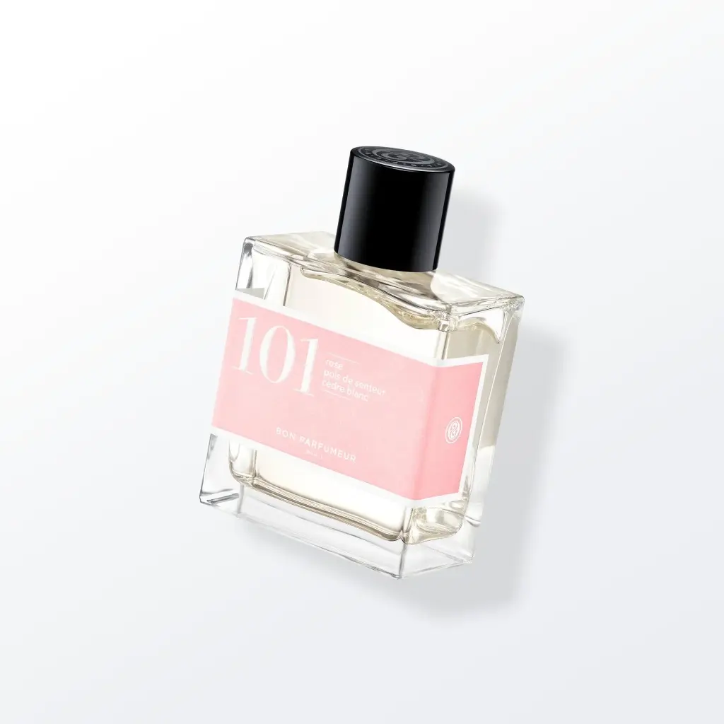 Eau de Parfum 101 "Floral" Rose, sweet pea, white cedar, 100ml          BON PARFUMEUR