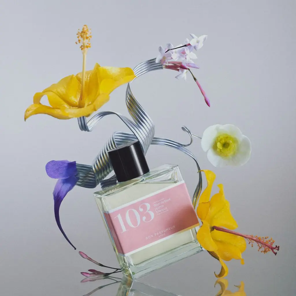 Eau de Parfum 103 "Floral" Tiare flower, jasmine, hibiscus, 30ml - BON PARFUMEUR