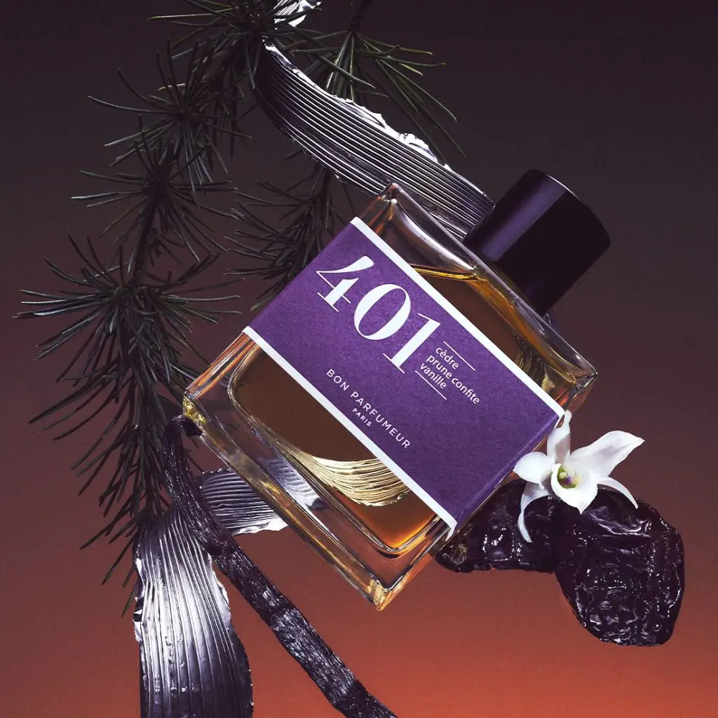 Eau de Parfum 401 "Vanilla & Musc" Cedar, candied plum, vanilla, 100ml BON PARFUMEUR