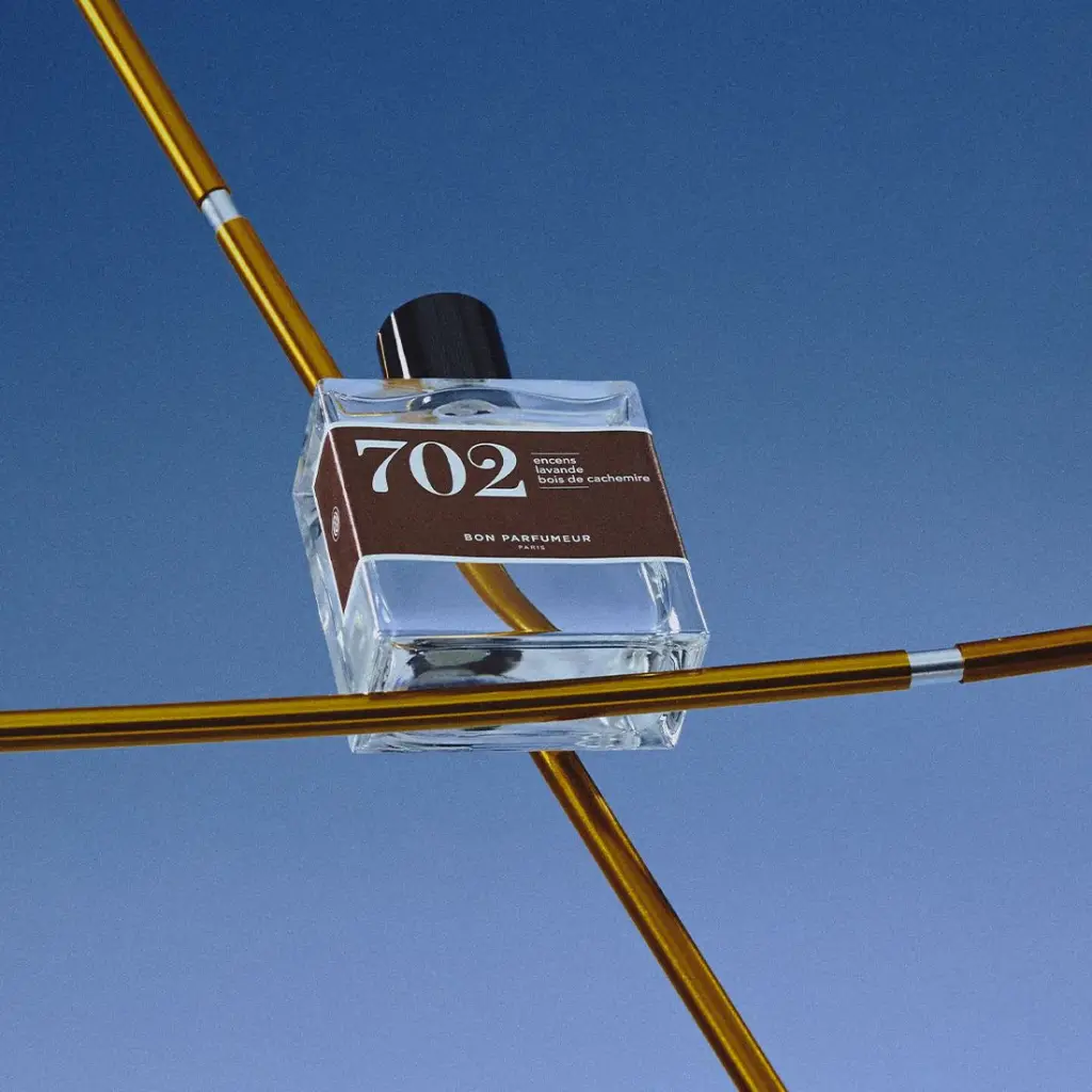 Eau de Parfum 702 "Aromatic" 
Incense, lavender, cashmere wood, 100ml BON PARFUMEUR
