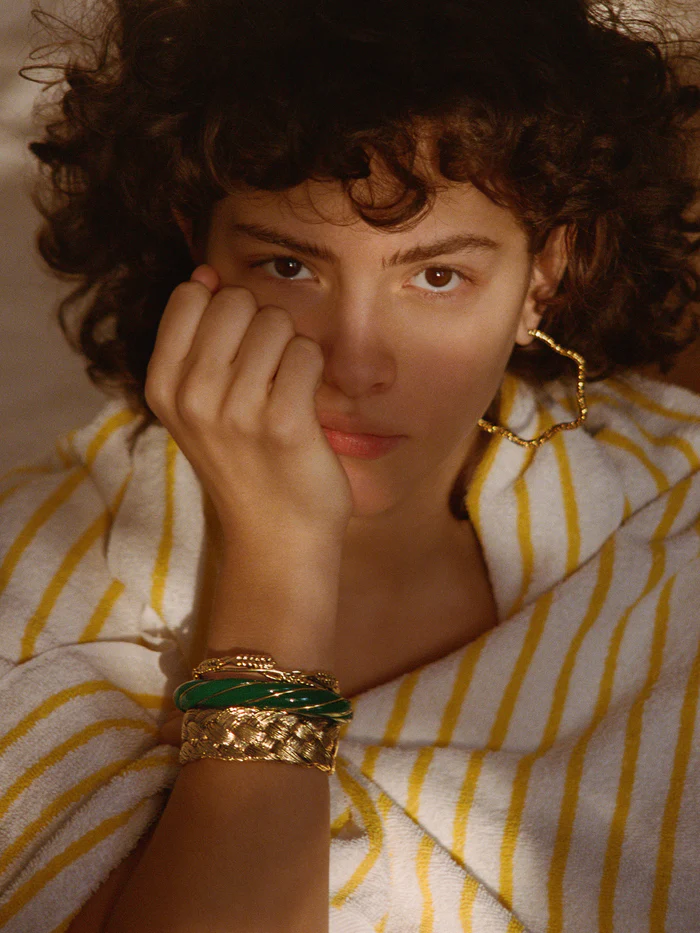 TAO Hoop Snake Earrings - AURELIE BIDERMANN