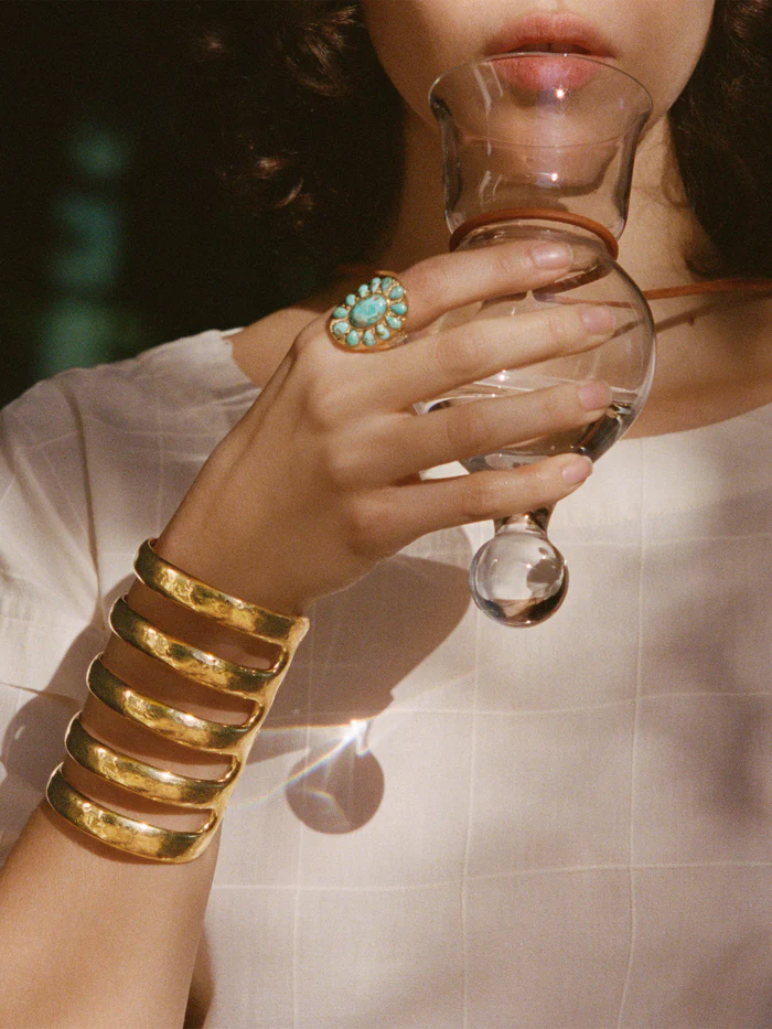 ESTEBAN Cuff Gold - AURELIE BIDERMANN