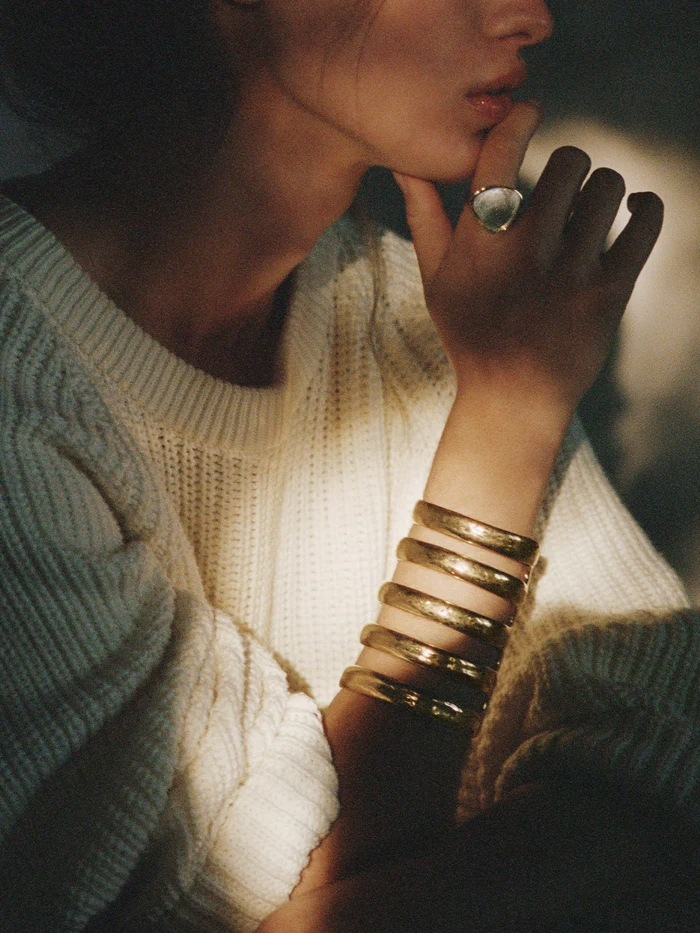ESTEBAN Cuff Gold - AURELIE BIDERMANN