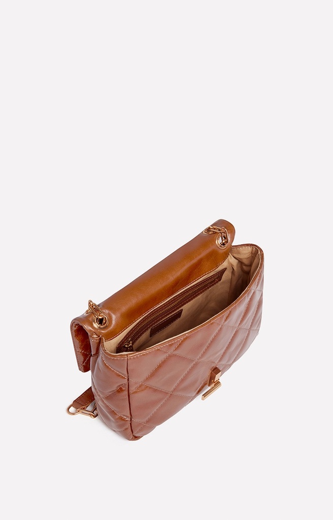 Leather Moon MM Bag Tan