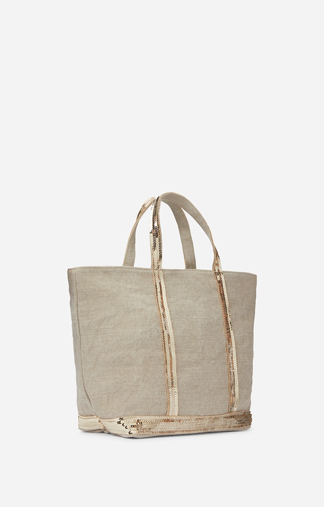 Linen M Cabas Tote Sand