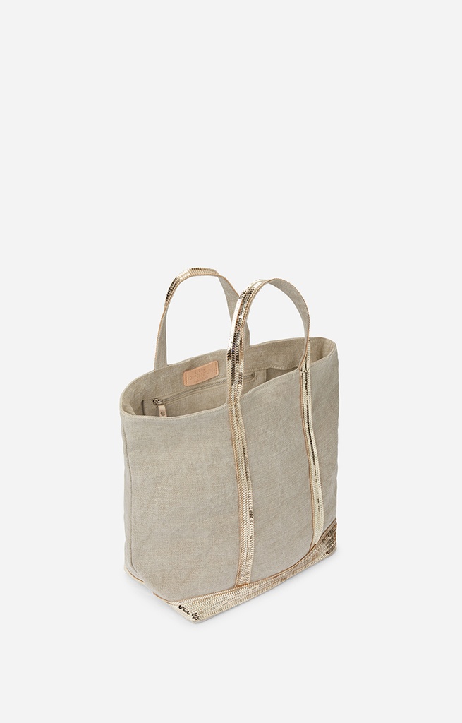 Linen M Cabas Tote Sand
