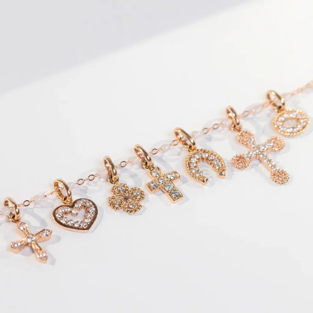 Heart Supreme Pendant 18ct Rose Gold Diamond - GIGI CLOZEAU