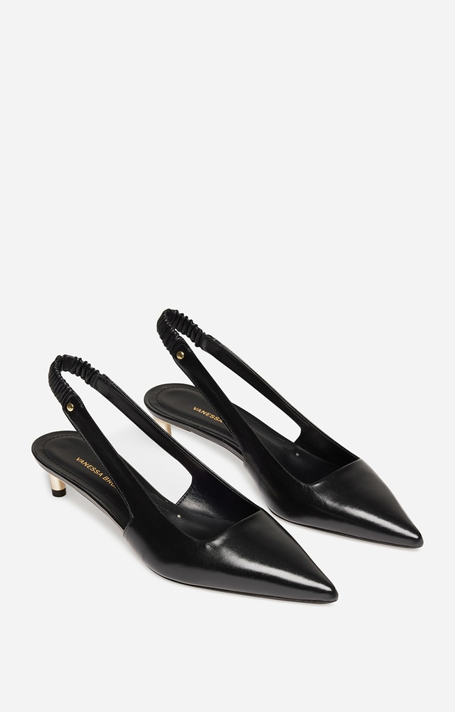 Leather Pumps 35mm Black - VANESSA BRUNO