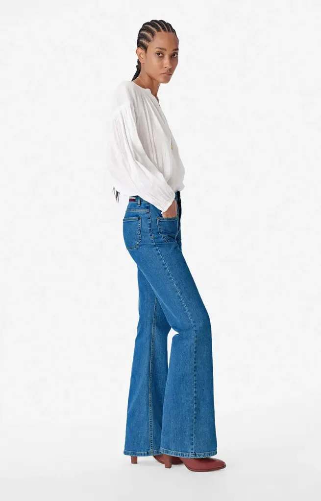 Dompay Flare Jeans Light Indigo - VANESSA BRUNO