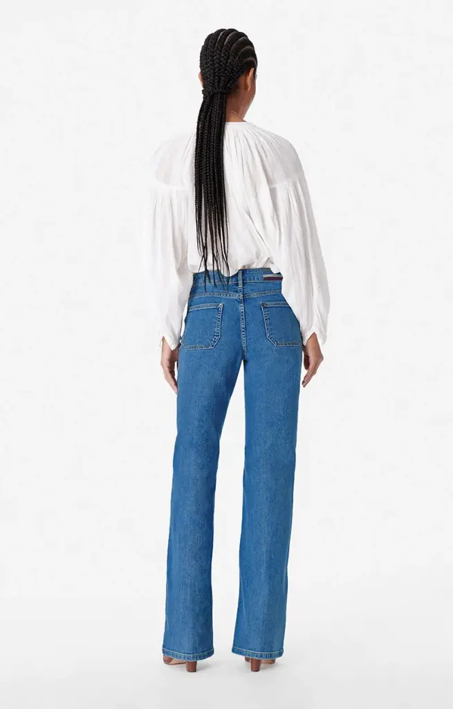 Dompay Flare Jeans Light Indigo - VANESSA BRUNO