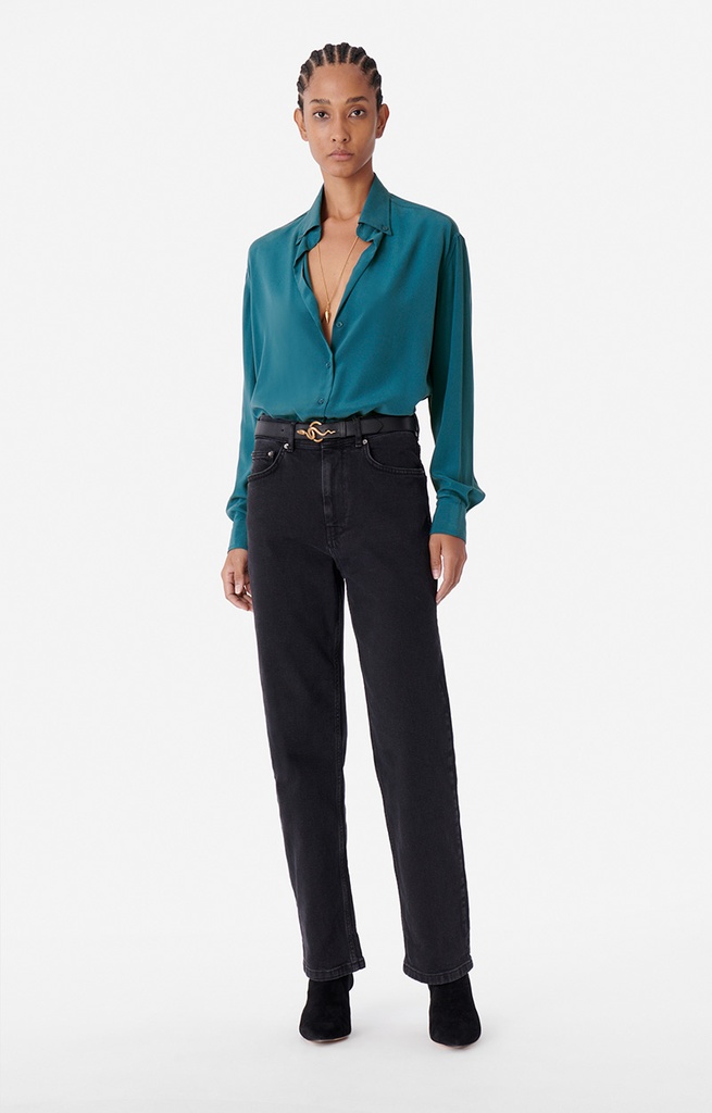 Druyat Shirt Iris Green - VANESSA BRUNO