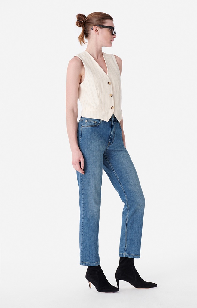 Timael Cropped Jeans Light Indigo - VANESSA BRUNO