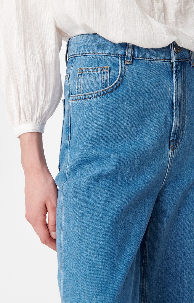 Tybalt Straight Jeans Light Indigo - VANESSA BRUNO