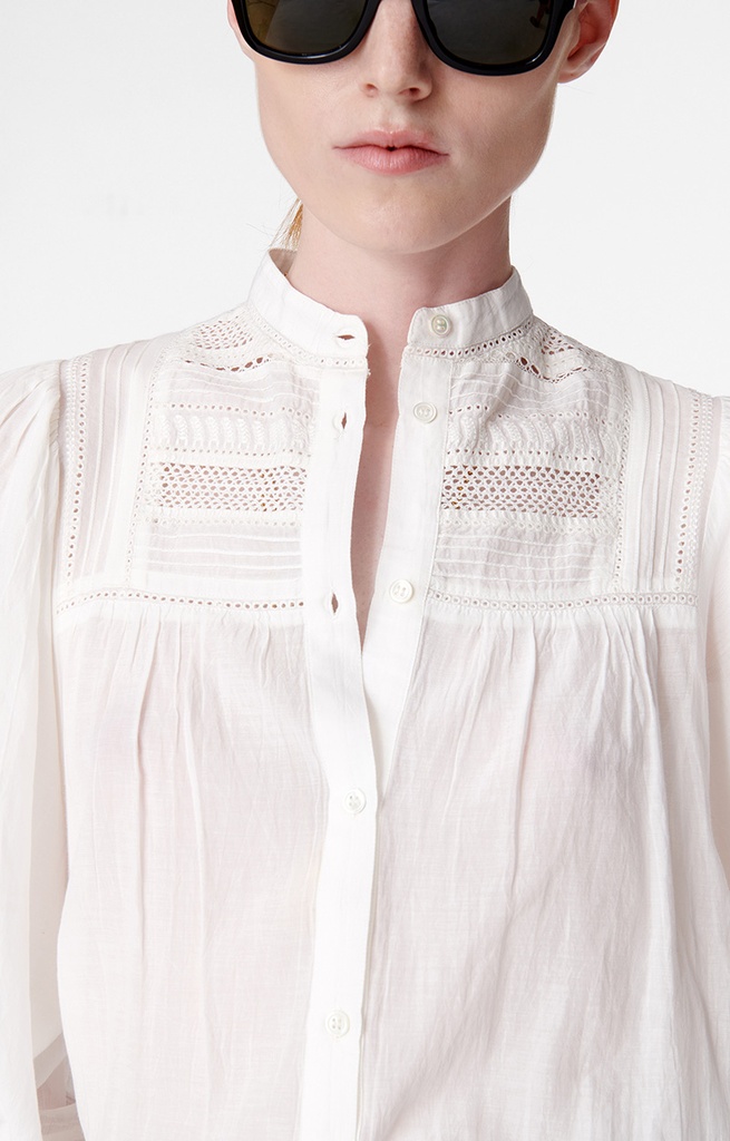 Valdo Blouse White - VANESSA BRUNO