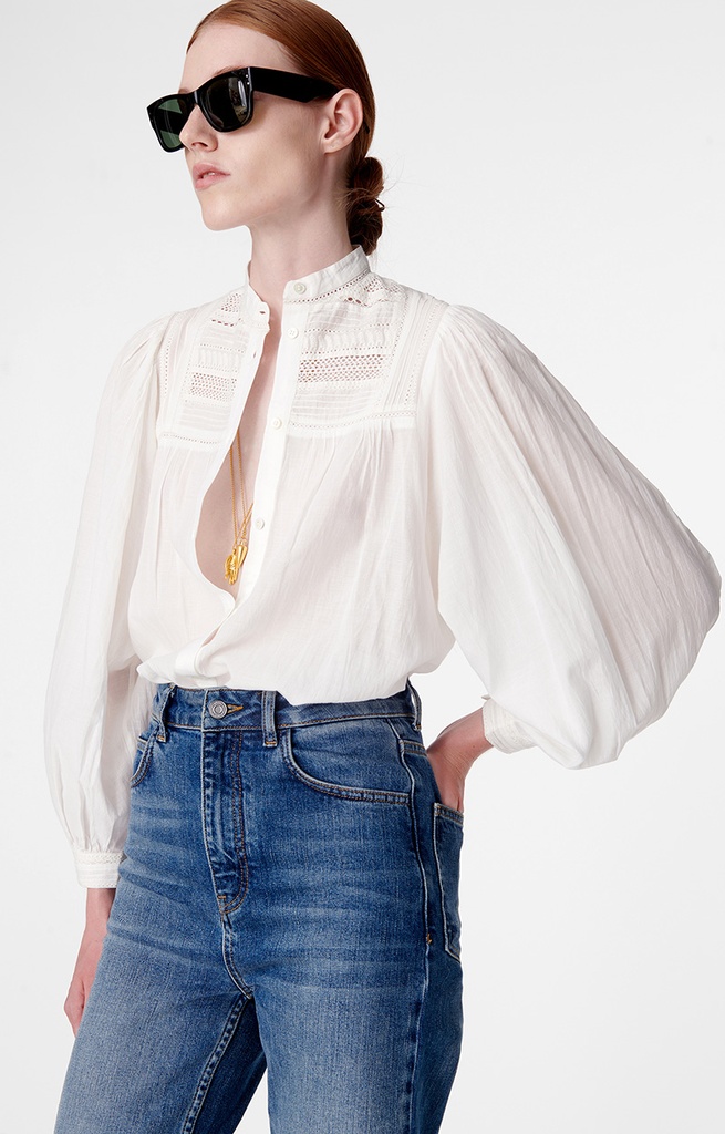 Valdo Blouse White - VANESSA BRUNO
