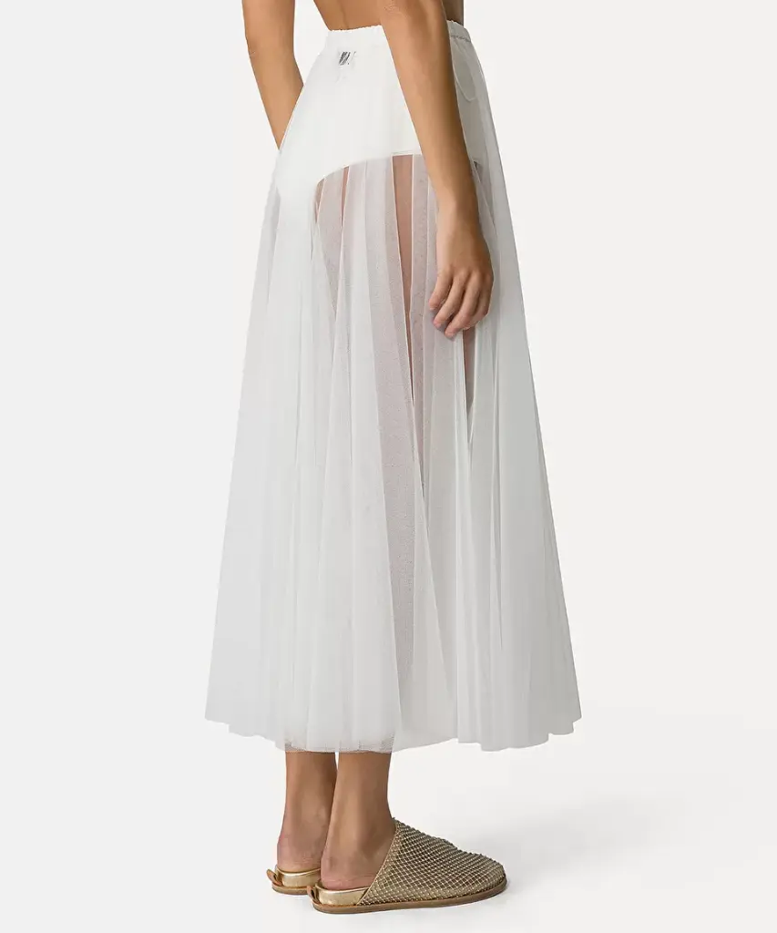 Tulle skirt with jersey high–rise briefs Diamante -FORTE FORTE