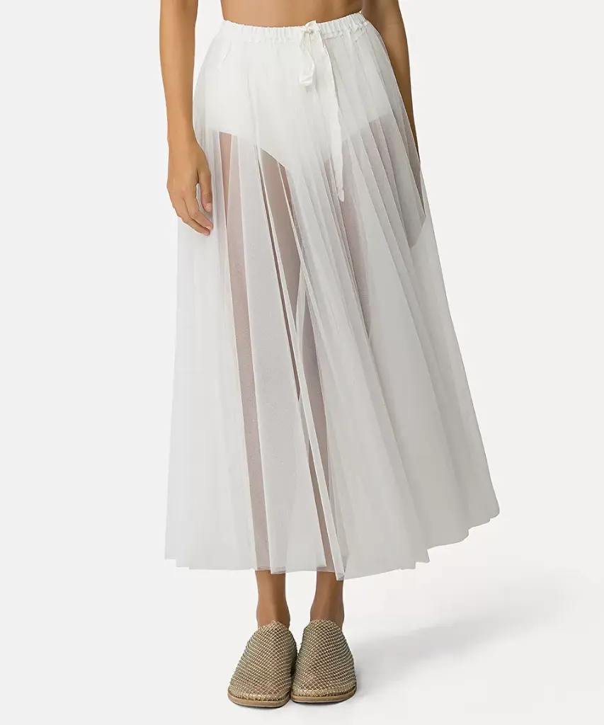 Tulle skirt with jersey high–rise briefs Diamante -FORTE FORTE