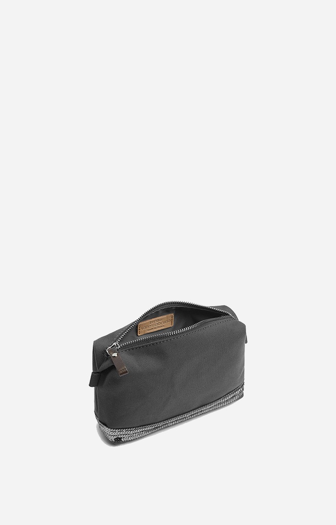 Zipped Pouch Canvas and Sequins Anthracite - Vanessa Bruno
