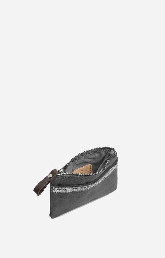 Small Purse Anthracite Canvas and Sequins - Vanessa Bruno
