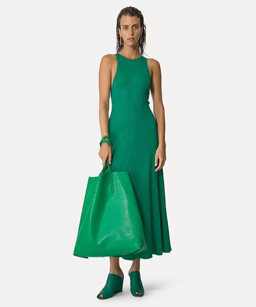 Chic viscose ribbed dress - FORTE FORTE